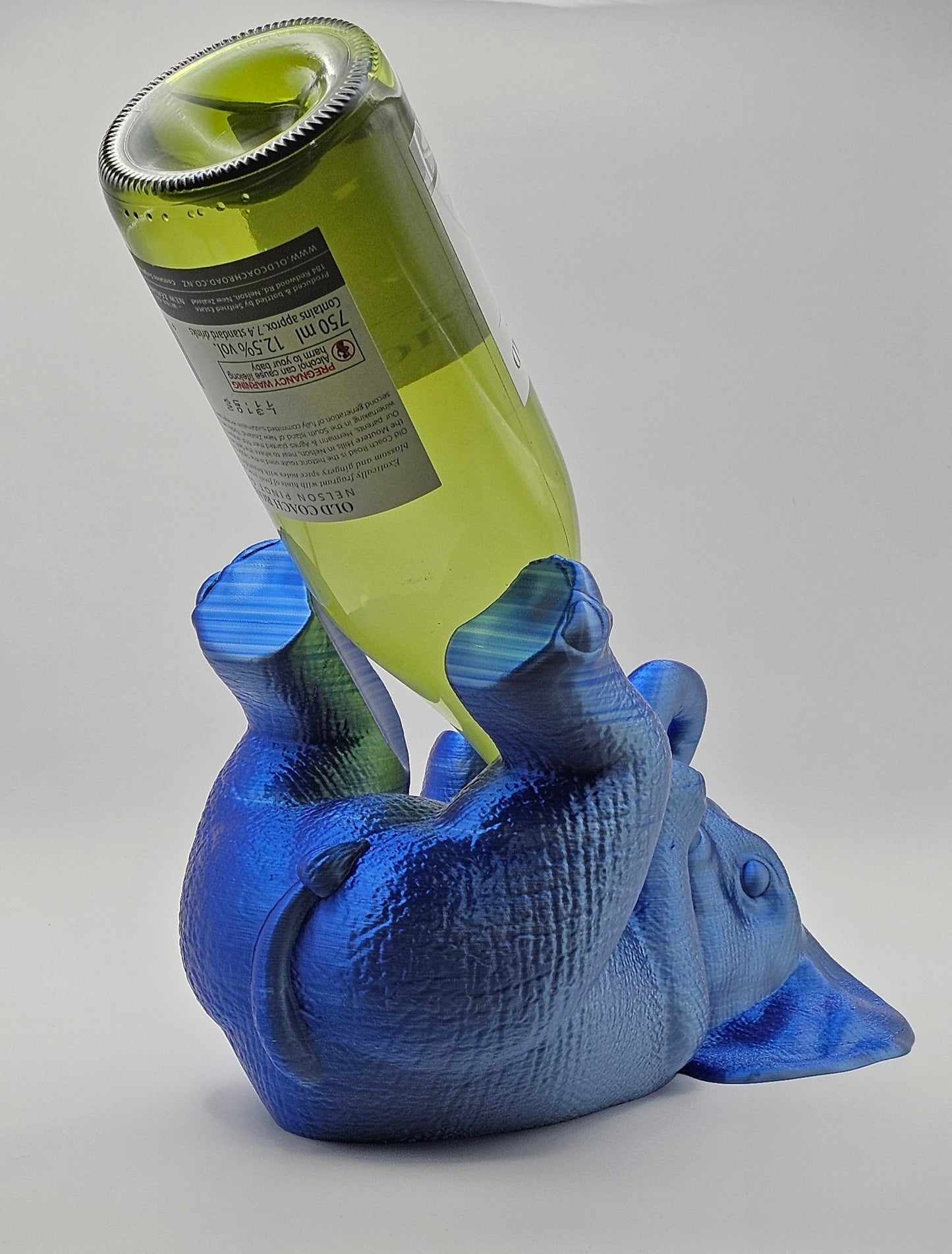 Elephant's Embrace Wine Bottle Holder | Unique Elephant Wine Rack | Perfect Gift for Wine Lovers - Shire 3D