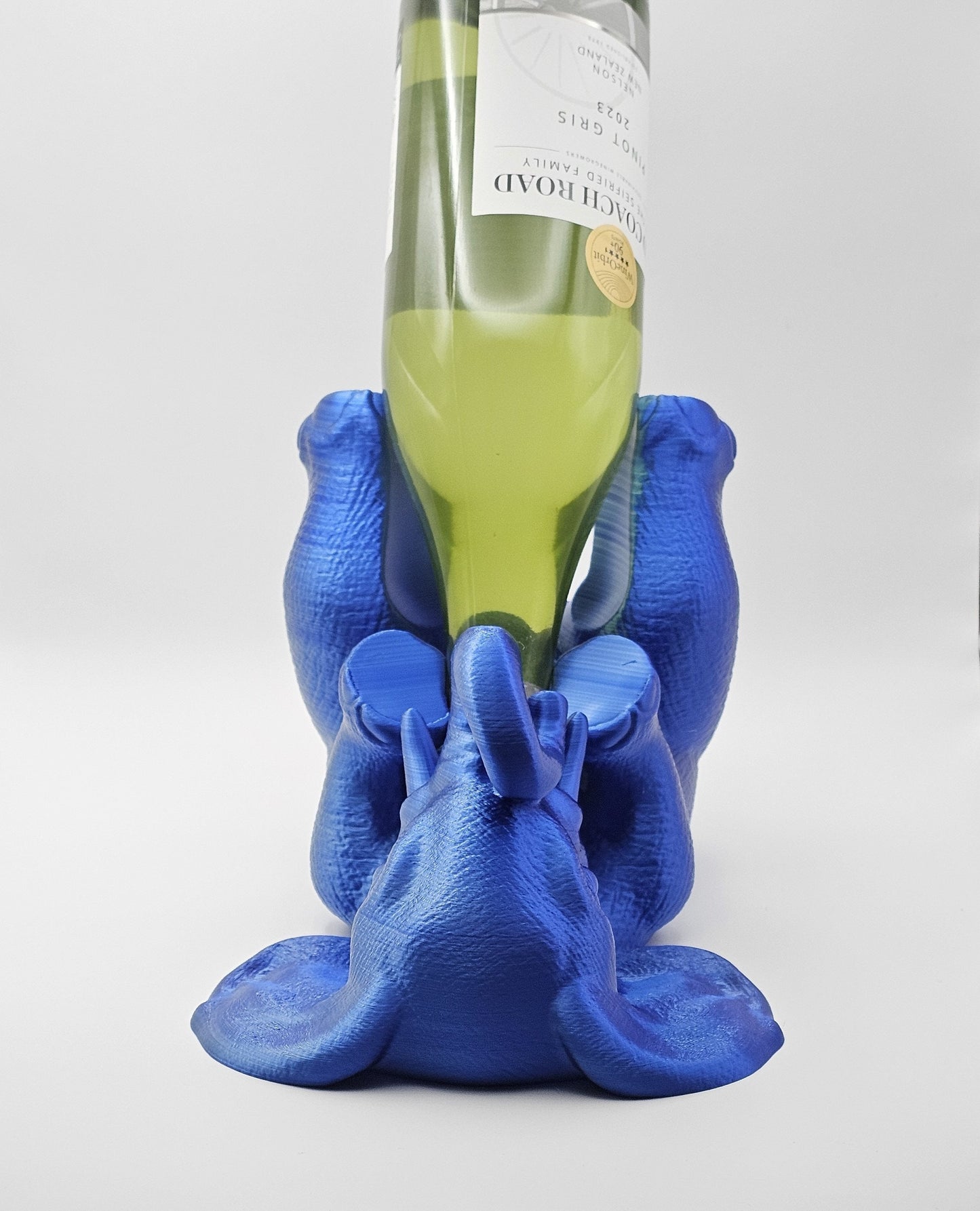 Elephant's Embrace Wine Bottle Holder | Unique Elephant Wine Rack | Perfect Gift for Wine Lovers - Shire 3D